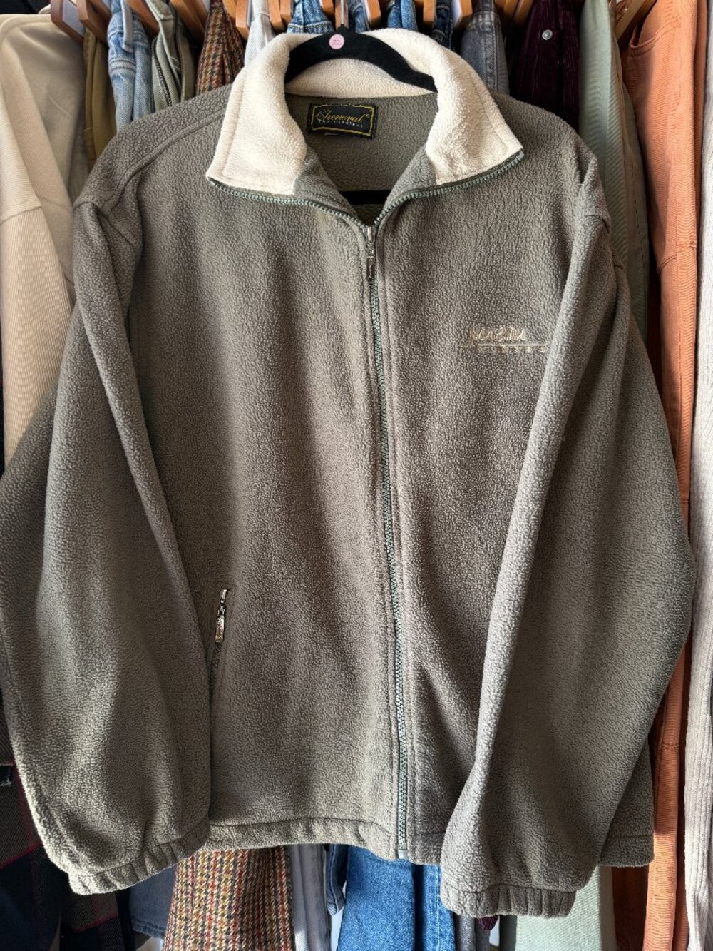 Vintage Cheneral Juneau Collard Fleece Sweater